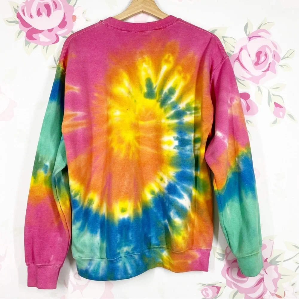 Nickelodeon Rugrats Tie Dye Graphic Oversized Crewneck Sweatshirt M - Picture 7 of 13